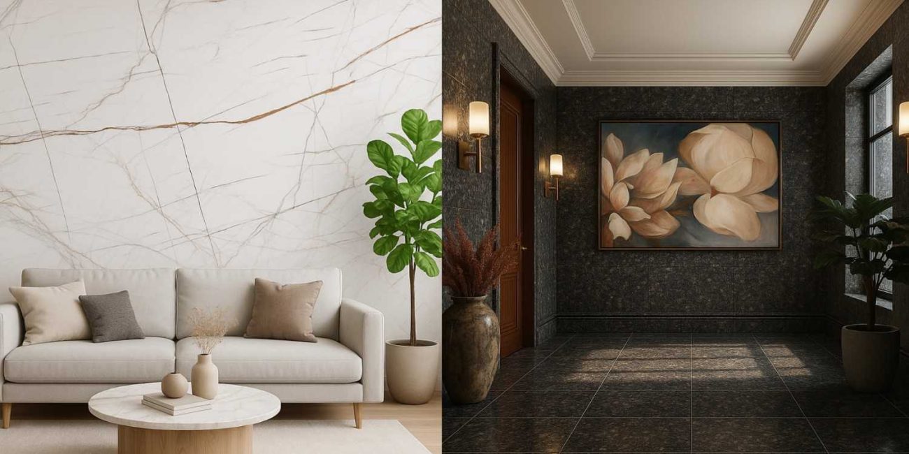 Granite and marble