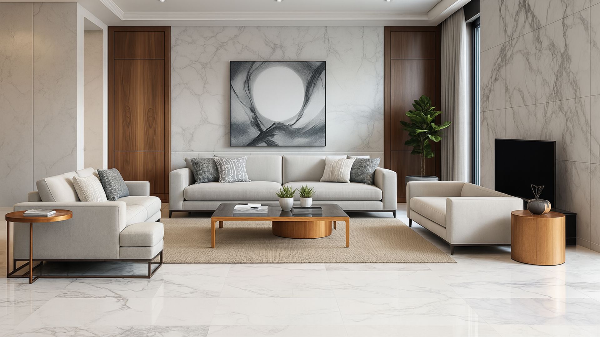 White Marble Interior Trends