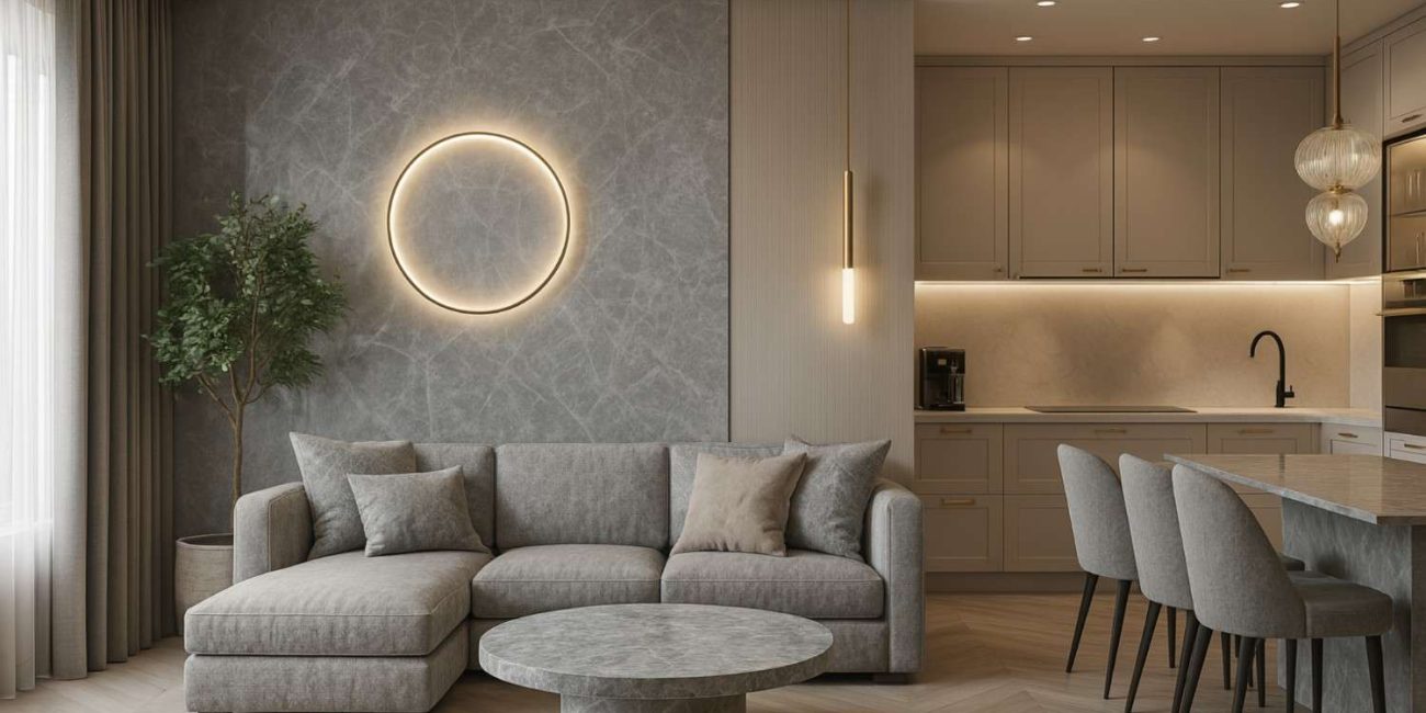 Grey marble