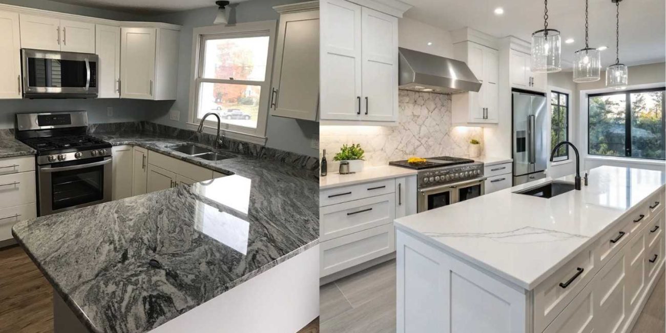Granite Countertops vs Quartz countertops