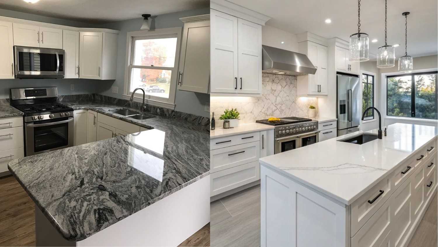 Granite Countertops vs Quartz countertops