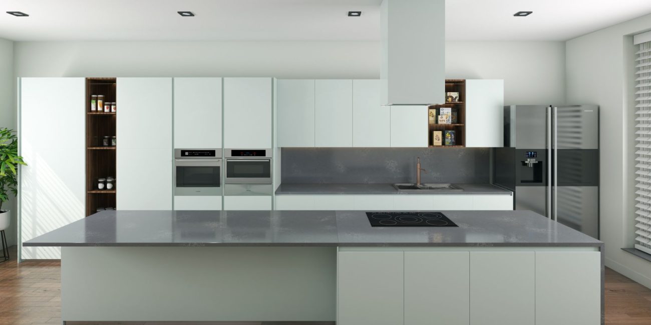 Quartz countertops installation