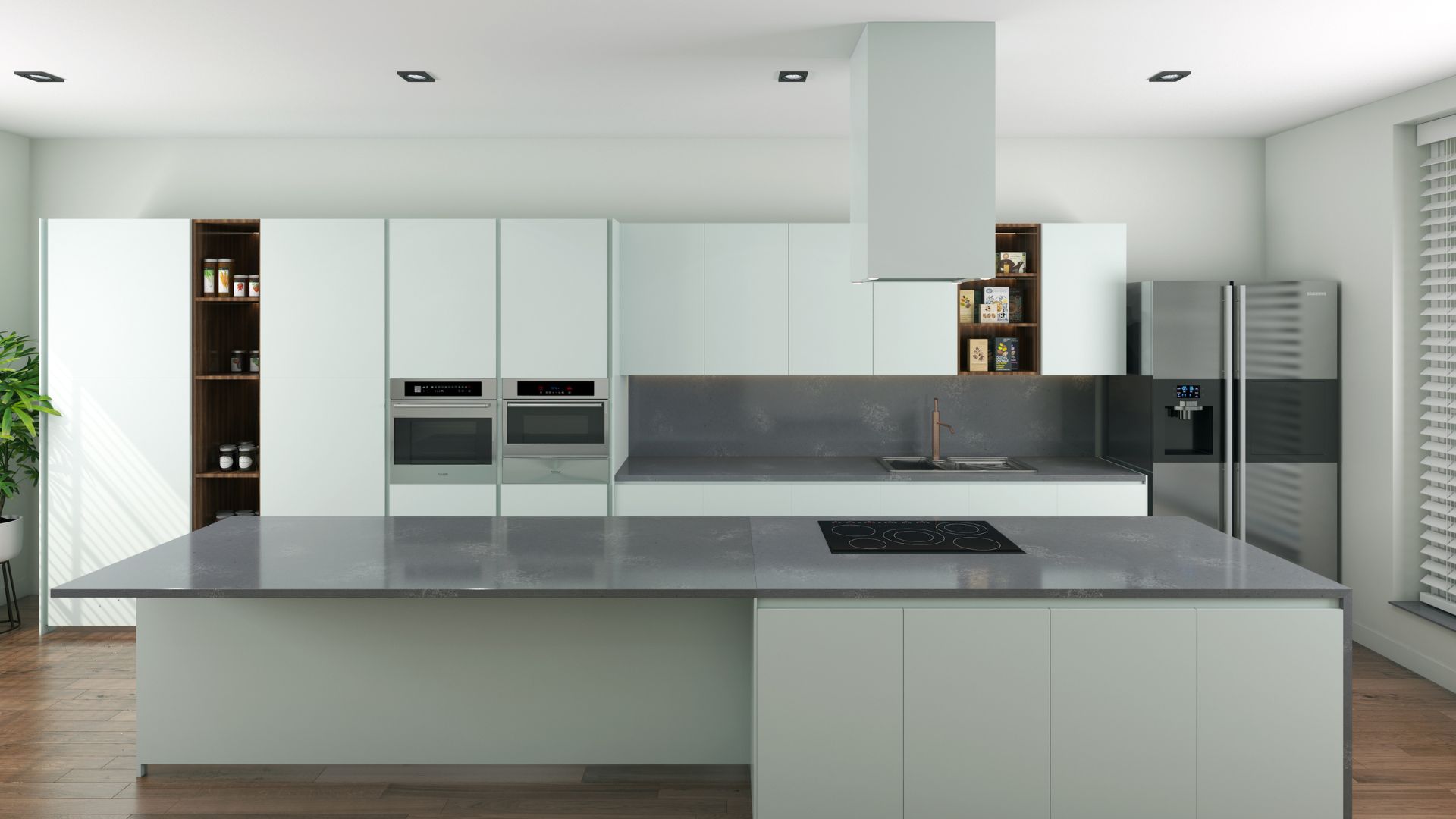 Quartz countertops installation