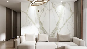 Living Room Wall Decor Ideas with Quartz